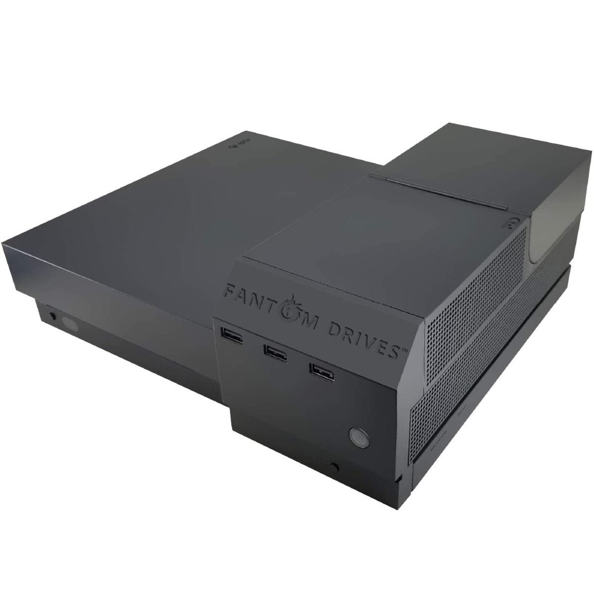 Fantom Drives Xbox One 2TB Hard Drive Easy Snap On Attachment with 3 USB3.0 Port 